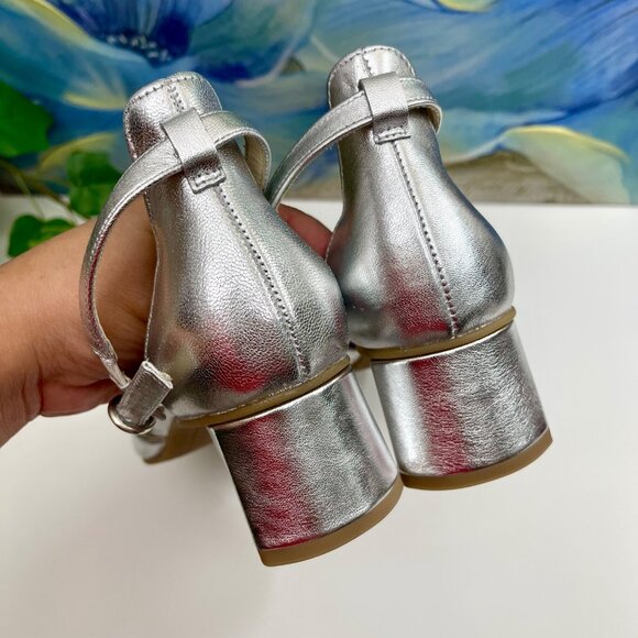 Paul Green Willa Mary Jane  Pumps in Silver Size 4 / US 6.5 - Picture 9 of 15